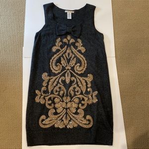 NANETTE LEPORE XS SWEATER/ JUMPER DRESS WITH GORGEOUS FRONT